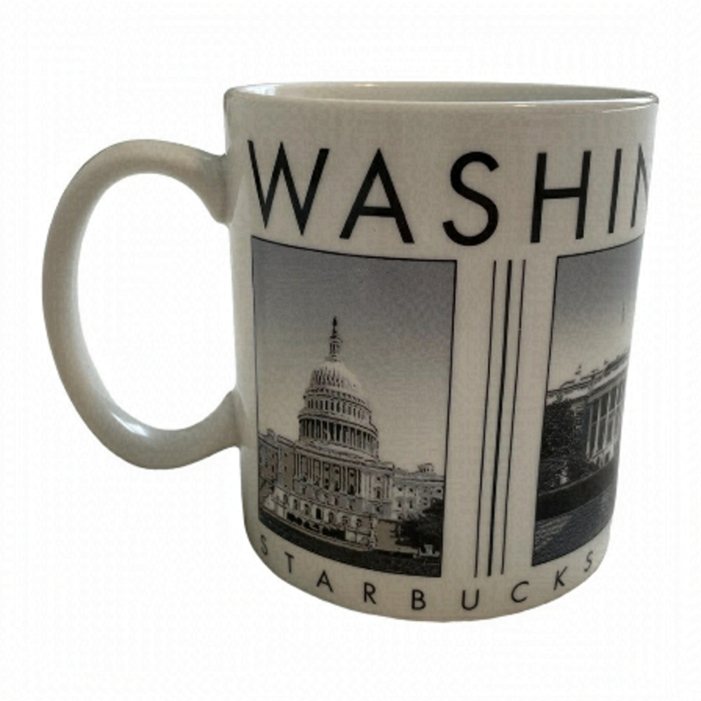 Starbucks Washington DC City Scenes Vintage 2003 Barista Coffee Mug Cup 16oz